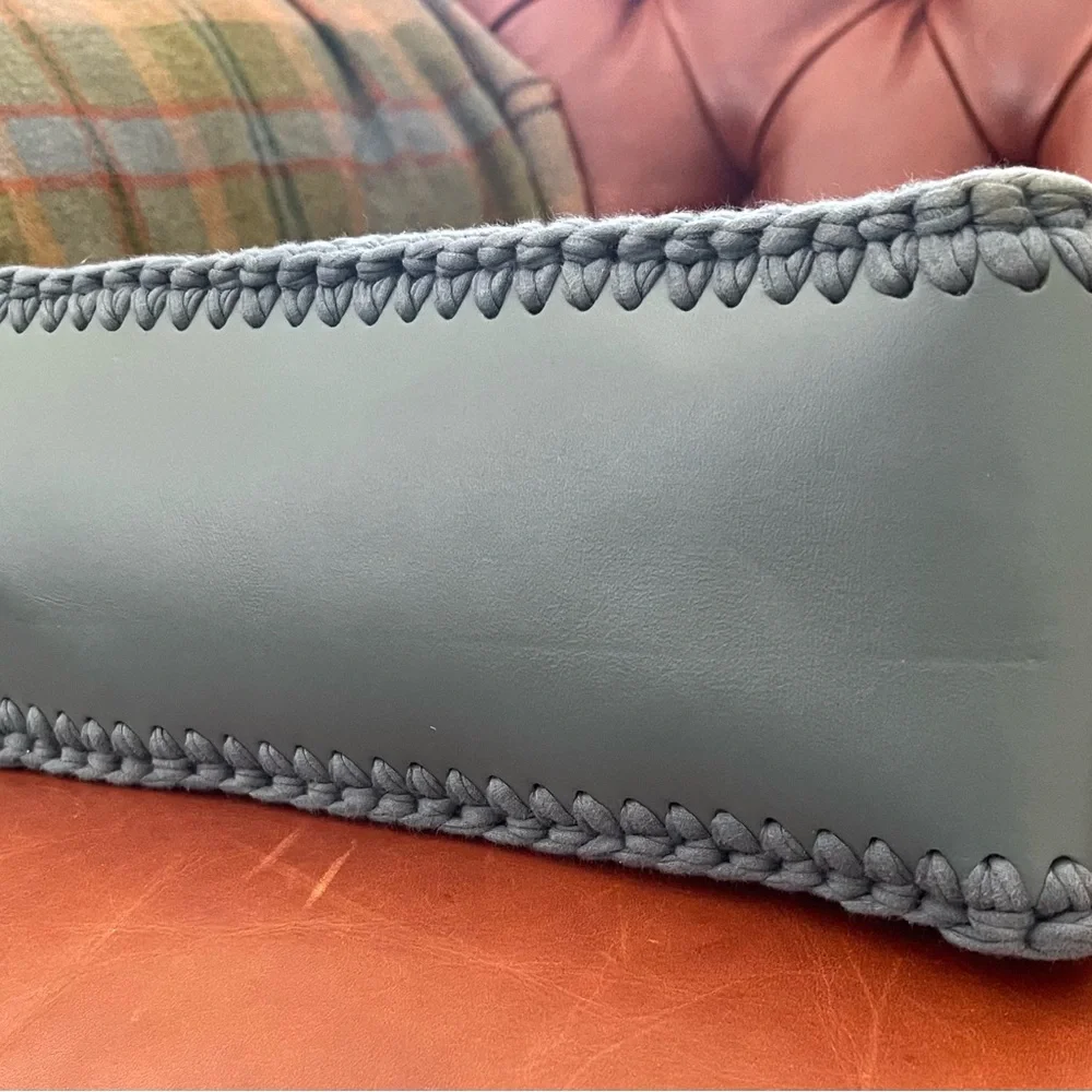 Mizele Handmade Leather & Knit Bag - Picture 9 of 13